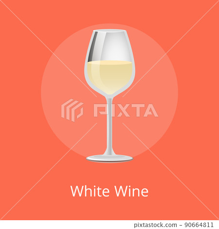 White Wine Cassical Alcohol Drink Elegant Glass White Wine Cassical Alcohol Drink Elegant Glass 90664811