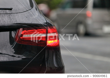 汽車尾燈圖片 90664961