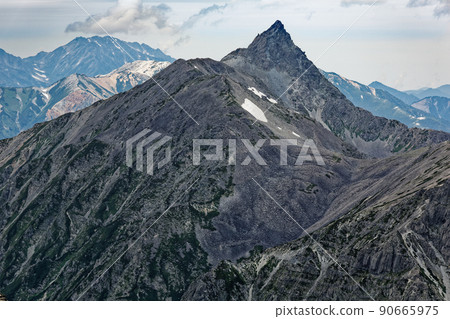 Yarigatake and Tateyama mountain range seen from Okuhotakadake Yarigatake and Tateyama mountain range seen from Okuhotakadake 90665975