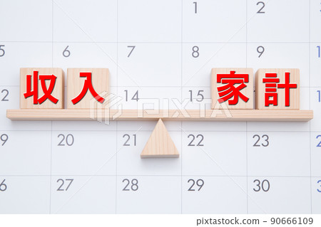 Income and household balance image Income and household balance image 90666109