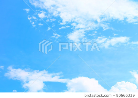 blue sky and white clouds 90666339