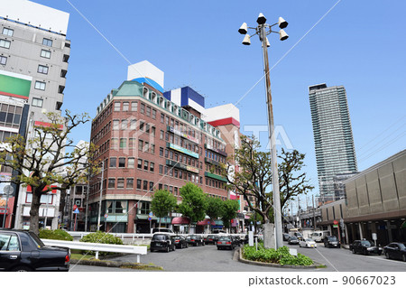Cityscape of the east exit of Sannomiya Station, Chuo-ku, Kobe 90667023
