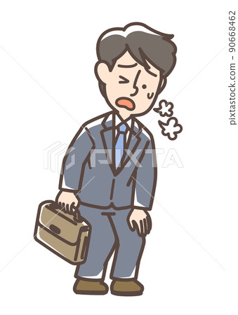 穿西裝的疲憊男人 90668462