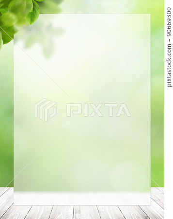 Refreshing green frame - Stock Illustration [90669300] - PIXTA