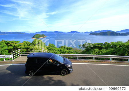 瀨戶內海大芝島和心島的美景 90669572