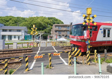 Midori-ku, Nagoya City Former Tokaido Railroad crossing from Arimatsu to Arimatsu Tenmansha Meitetsu Nagoya Main Line near Arimatsu Station Midori-ku, Nagoya City Former Tokaido Railroad crossing from Arimatsu to Arimatsu Tenmansha Meitetsu Nagoya Main Line near Arimatsu Station 90670105