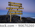 非洲大陸最高峰乞力馬扎羅山山頂的烏呼魯峰（Machame Route） 90670260