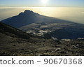 攀登乞力馬扎羅山，從 Stella Point 下降到 Baraf（Machame 路線） 90670368