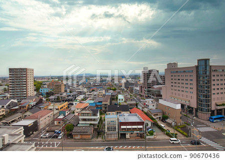 愛知縣知立市附近，從您要前往的酒店的窗外 90670436