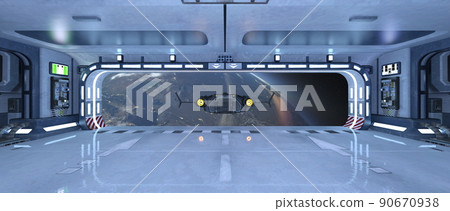 Spacecraft hangar Spacecraft hangar 90670938