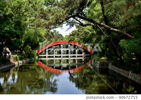 Sorihashi, the symbol of Sumiyoshi Taisha, the head of Sumiyoshi Shrine, which has 2,300 companies nationwide. 90672755