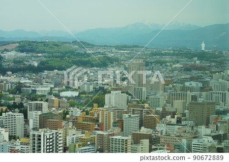 仙台市景（仙台信託塔） 90672889