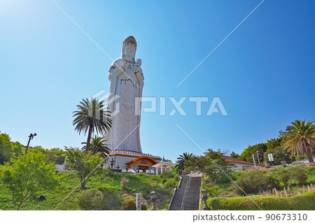 [Shodoshima Daikannon] Koumagoe Otsu, Tonosho-cho, Shozu-gun, Kagawa Prefecture 90673310