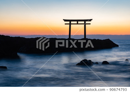 Oarai Isosaki Shrine Dawn Oarai Isosaki Shrine Dawn 90674793