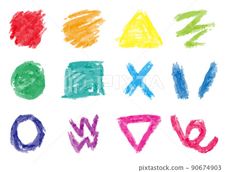 Background icon colorful set shape Background icon colorful set shape 90674903