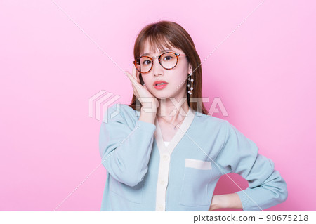 年輕女性的美麗 90675218