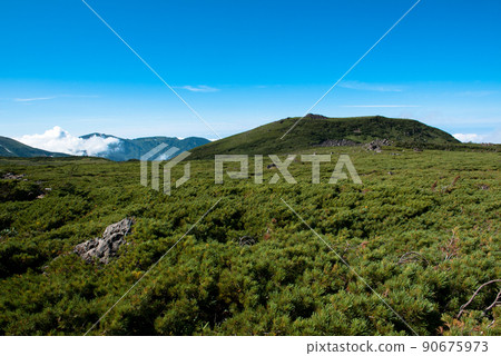 在長野縣富山縣，從白馬山到日本100座名山之一的白馬山的路線上可以看到乘鞍山。 90675973