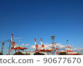 Crane for container in harbor 90677670