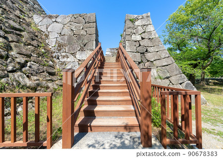 《福岡縣》福岡城跡和從福岡城跡看福岡市的風景（舞鶴公園，Korokan） 90678383