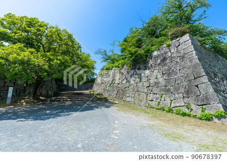 《Fukuoka Prefecture》 Fukuoka Castle Ruins and the scenery of Fukuoka City seen from the ruins of Fukuoka Castle (Maizuru Park, Korokan) 90678397