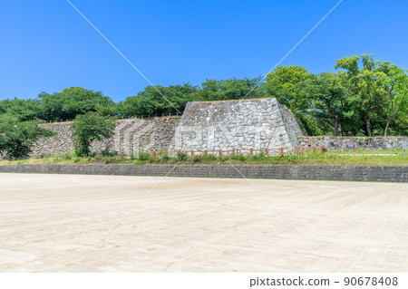《福岡縣》福岡城跡和從福岡城跡看福岡市的風景（舞鶴公園，Korokan） 90678408