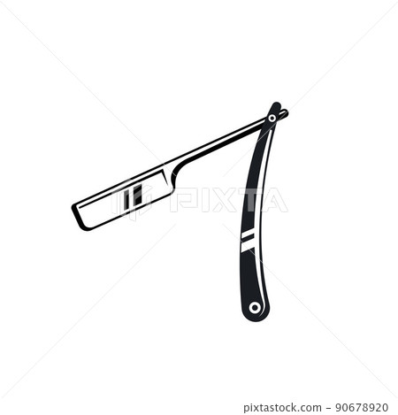 black Razor blade icon vector element design template black Razor blade icon vector element design template 90678920