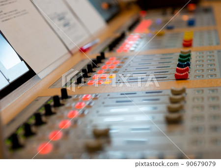 Radio station broadcasting room 90679079