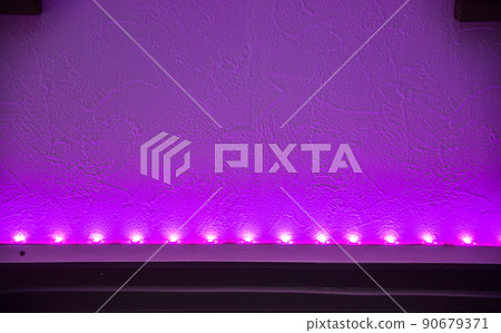 Pink LED tape indirect lighting 90679371