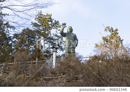 三峰神社 日本 Takeru 青銅雕像 三峰神社 日本 Takeru 青銅雕像 90681346