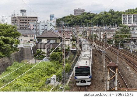 Ska色常磐線E231系列運行 90681572