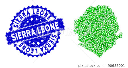 Rosette Distress Seal Imprint With Green Vector... - Stock Illustration ...