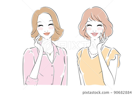 Two pretty women Two pretty women 90682884