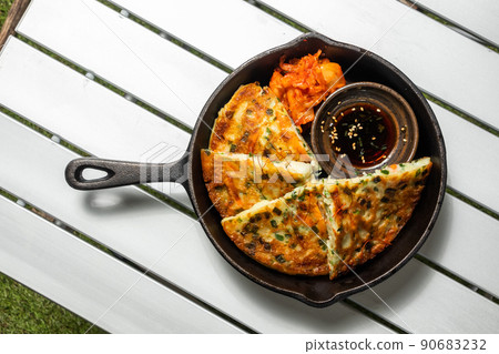 Chijimi韓國美食亞洲大阪燒jijim和鐵鍋韓國食品 90683232