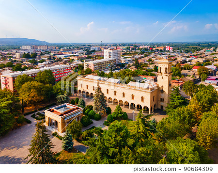 Joseph Stalin Museum aerial panoramic view Joseph Stalin Museum aerial panoramic view 90684309