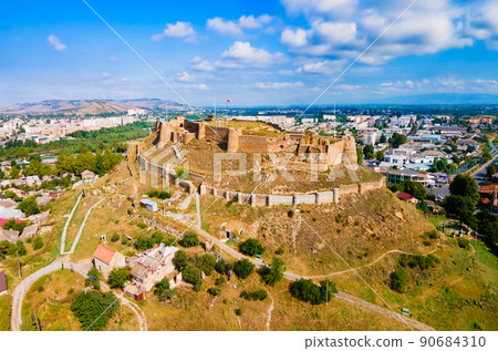 Gori Fortress aerial panoramic view, Georgia Gori Fortress aerial panoramic view, Georgia 90684310