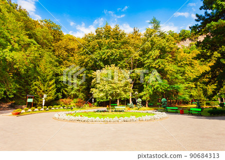Borjomi resort town in south central Georgia 90684313