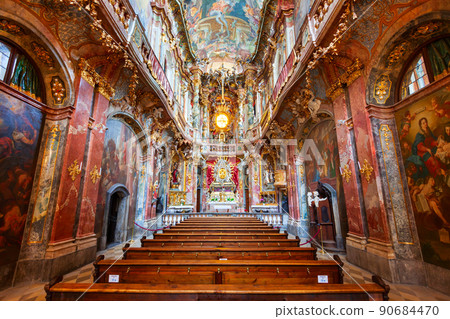 Asam Church or Asamkirche in Munich, Germany 90684470