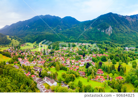 Kochel am See town at Kochelsee Lake Kochel am See town at Kochelsee Lake 90684825