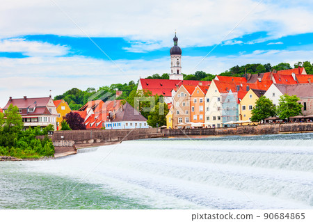 Landsberg am Lech town in Bavaria, Germany 90684865