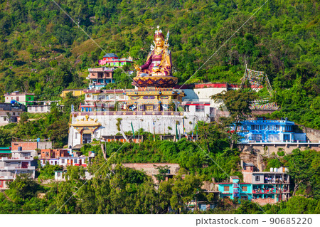 Guru Padmasambhava statue in Rewalsar, India 90685220