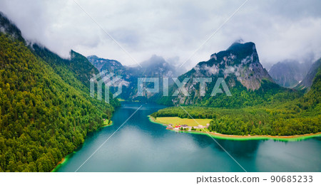 St. Bartholomew church at Konigssee Lake St. Bartholomew church at Konigssee Lake 90685233