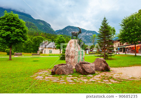 Alpine ibex monument, Schonau am Konigssee Alpine ibex monument, Schonau am Konigssee 90685235