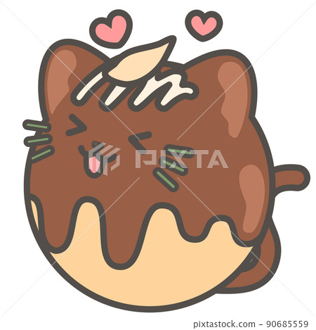 Takoyaki Nyanko with a line that pleases 90685559