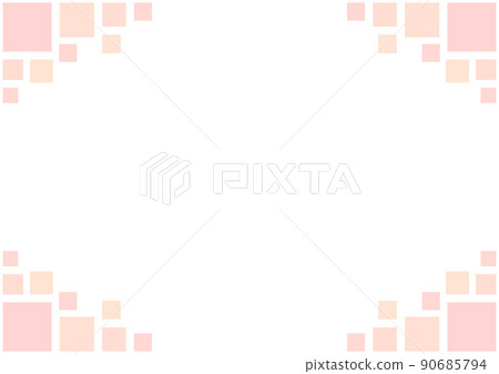 Background square block pink - Stock Illustration [90685794] - PIXTA
