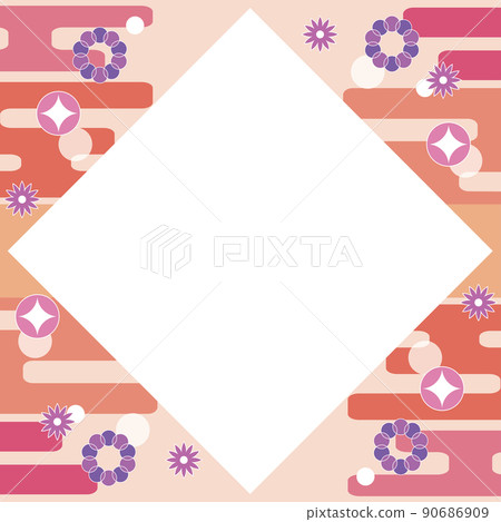 Japanese pattern message card Japanese pattern message card 90686909
