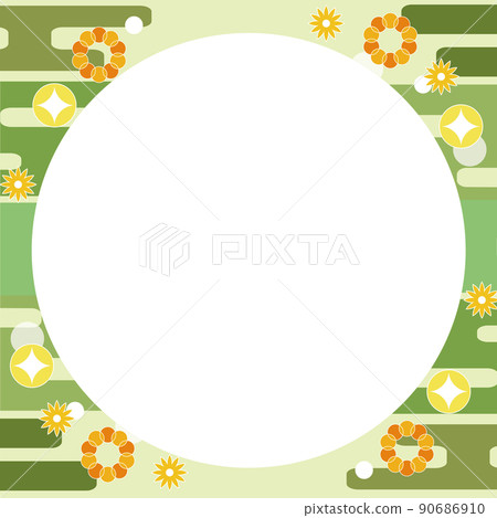 Japanese pattern message card Japanese pattern message card 90686910