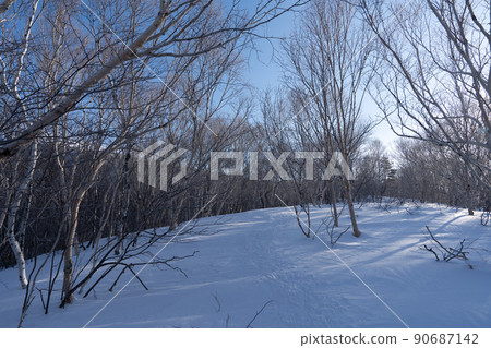 Mt. Azumaya winter mountain climbing Mt. Azumaya winter mountain climbing 90687142