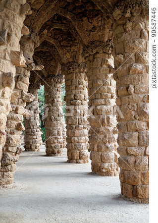 西班牙巴塞羅那Guell公園 90687446