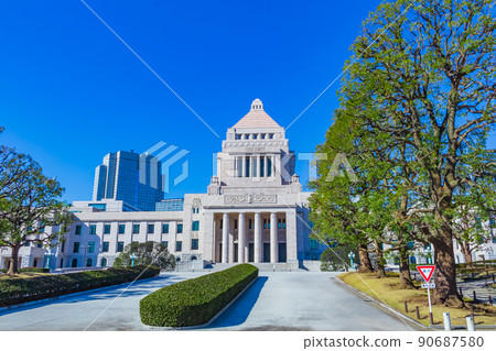 [Cityscape of Tokyo] Parliament Building 90687580