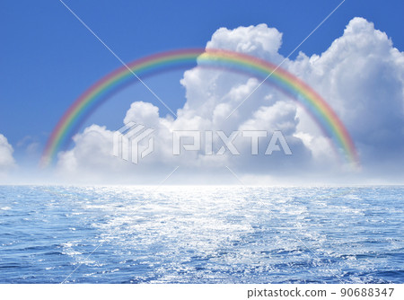 讓我們超越彩虹！超越清澈的大海 90688347
